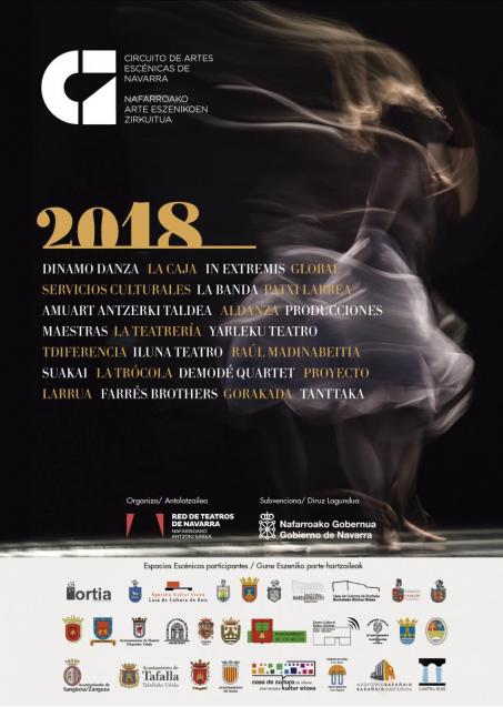 CARTEL CIRCUITO ARTES ESCÉNICAS DE NAVARRA 2018